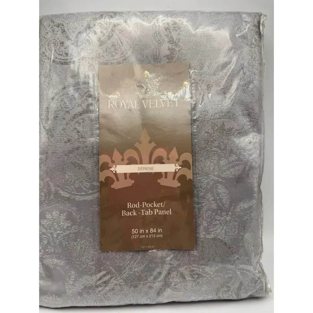 Royal Velvet Serene Rod-Pocket/back-Tab Panel Curtain by Jcpenney Size 50x84
